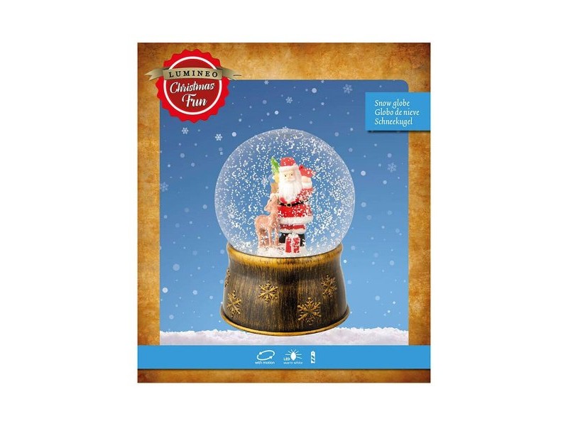 Снежна Топка Дядо Коледа Lumineo Многоцветен Ø13 x 17,5 cm