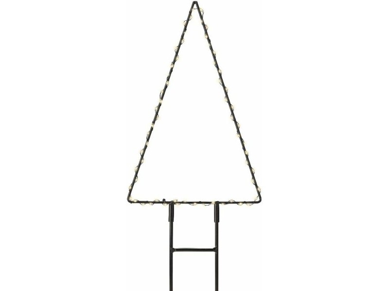 Ярка декорация Lumineo Коледно дърво 18 x 27 cm Метал Заострен Кол MicroLED