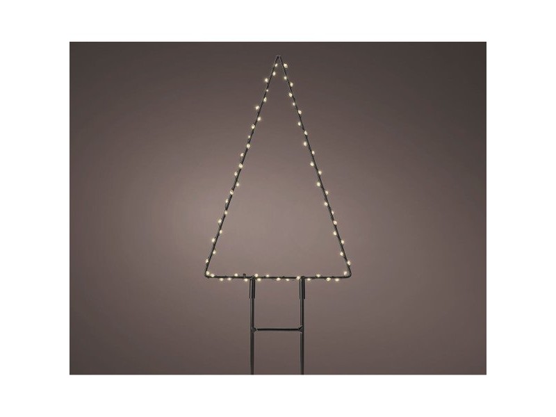Ярка декорация Lumineo Коледно дърво 18 x 27 cm Метал Заострен Кол MicroLED