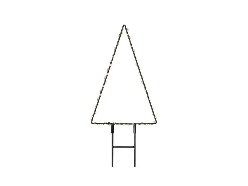 Ярка декорация Lumineo Коледно дърво 18 x 27 cm Метал Заострен Кол MicroLED