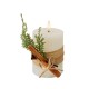 LED Свещ Lumineo Бял Бежов ø 7,5 x 13 cm (AA) LED Свещ Lumineo Бял Бежов ø 7,5 x 13 cm (AA)