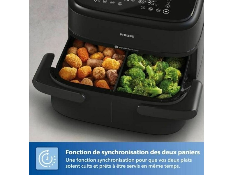 въздушен фритюрник Philips Черен