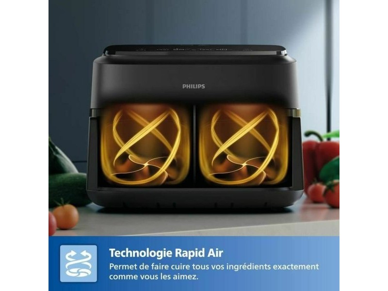 въздушен фритюрник Philips Черен