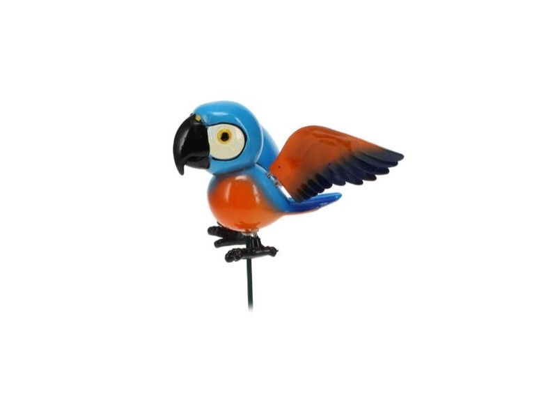 Декоративна Фигура за Градина Progarden Метал Птици 12,5 x 14 x 67 cm Саксия