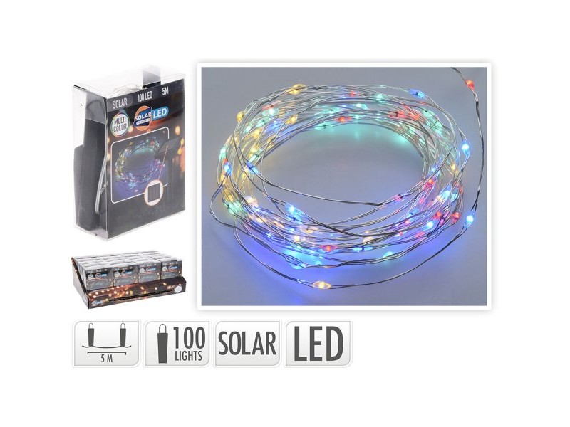 Гирлянда от LED Светлини Lifetime 7 m 2 m Многоцветен Слънчев Гирлянда от LED Светлини Lifetime 7 m 2 m Многоцветен Слънчев