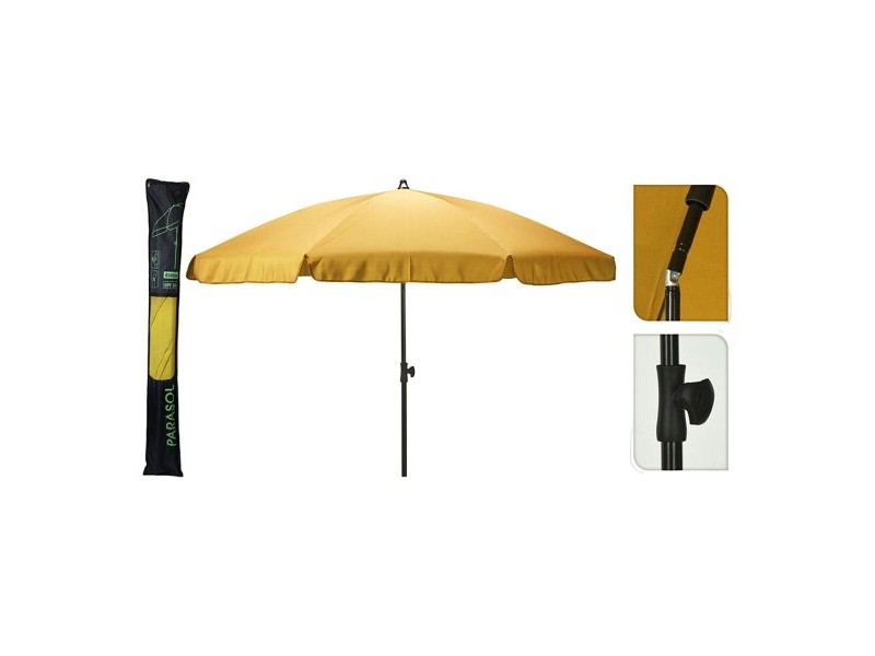 Чадър за слънце Ambiance Жълт Ø 220 cm