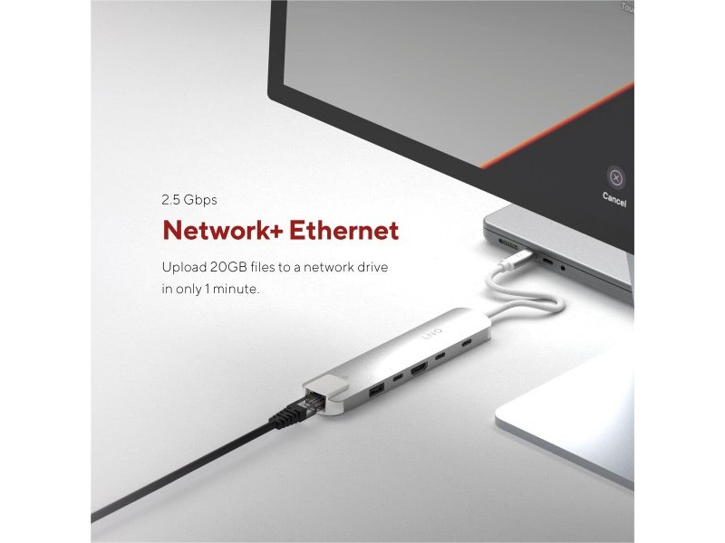 USB извод Linq Byelements LQ49061 Бял Сив