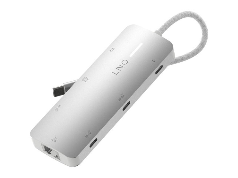 USB извод Linq Byelements LQ49081 Бял Сив