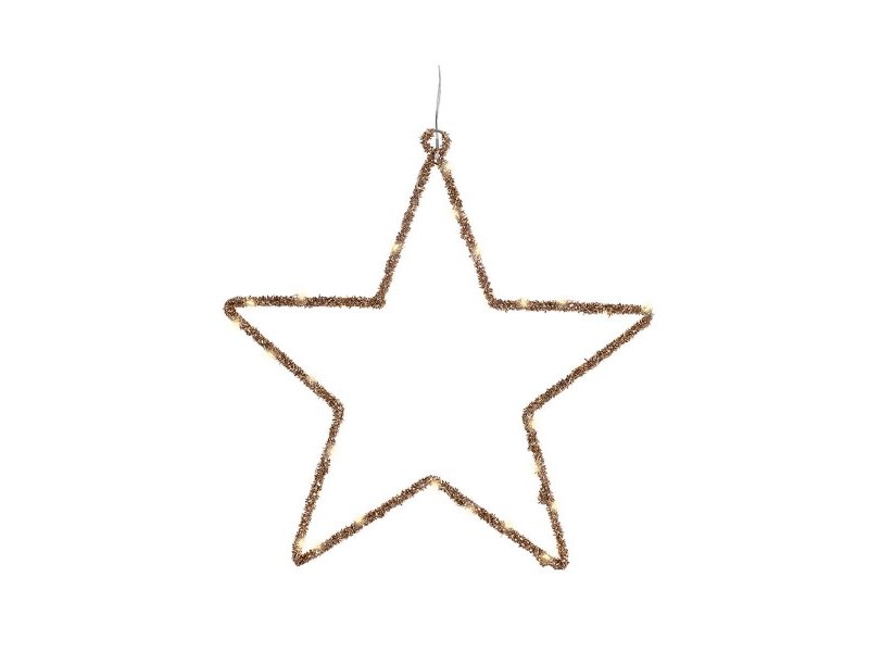 Коледна звезда Lumineo Златен 38 x 38 cm