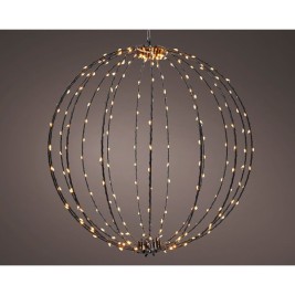 Ярка декорация Lumineo Черен Метал 220 V Ø 38 cm