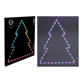 Ярка декорация BASIC & CO RGB Коледно дърво 48 x 60 cm