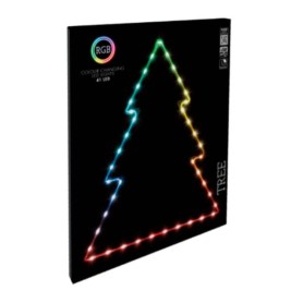 Ярка декорация BASIC & CO RGB Коледно дърво 48 x 60 cm