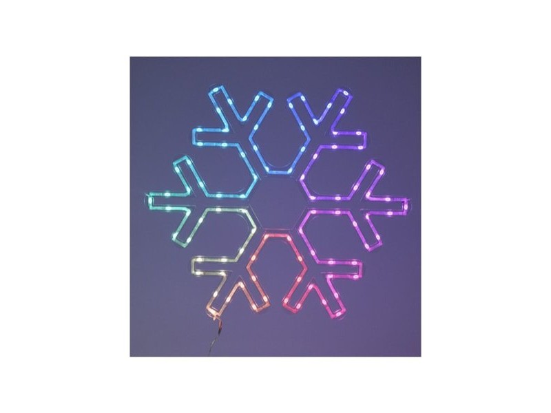 Коледна Украса Lifetime RGB Снежинки 50 x 43 cm LED RGB