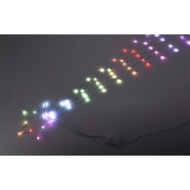 Коледна звезда Lifetime RGB Коледна звезда 220 V 119 cm Пластмаса LED RGB