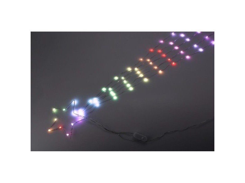 Коледна звезда Lifetime RGB Коледна звезда 220 V 119 cm Пластмаса LED RGB