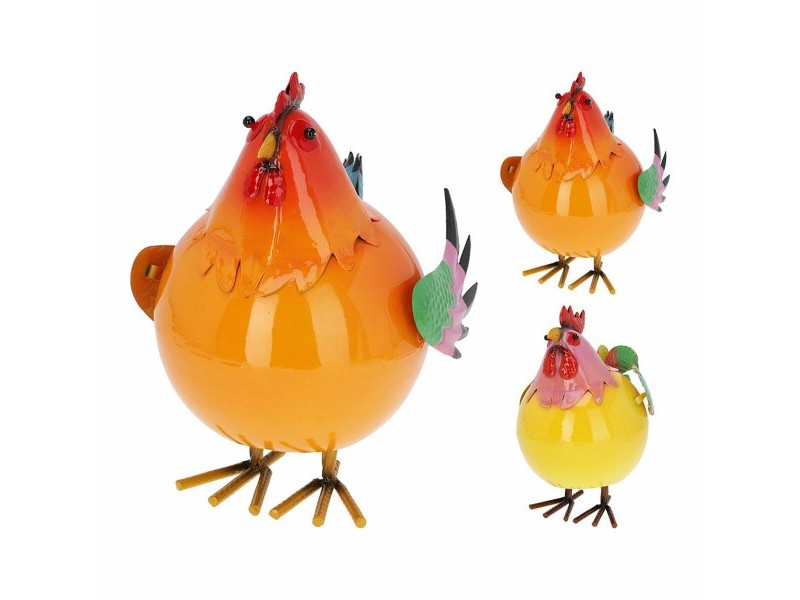 Декоративна фигурка Lifetime gallina saltarín de metal modelos variados Метал