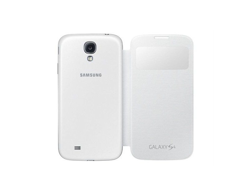 Калъф Фолио за Мобилен Телефон Samsung Galaxy S4 i9500 Бял