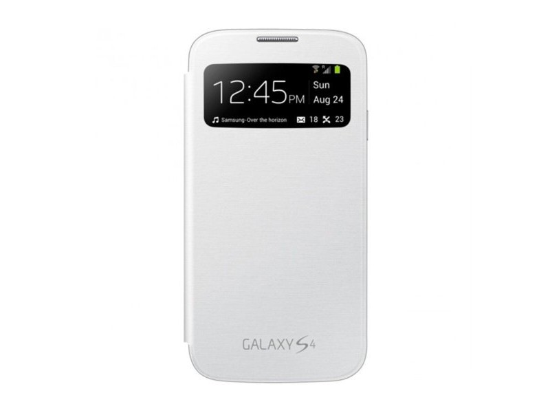 Калъф Фолио за Мобилен Телефон Samsung Galaxy S4 i9500 Бял