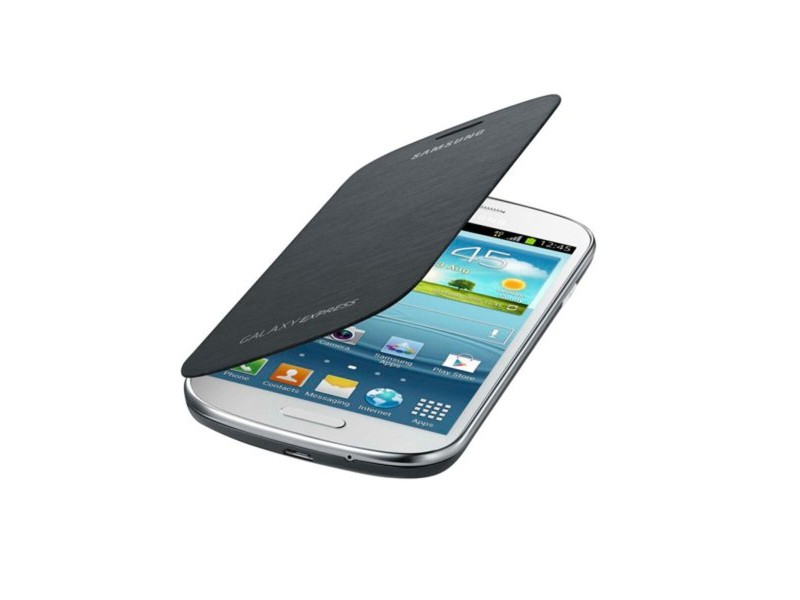 Калъф Фолио за Мобилен Телефон Samsung Galaxy Express I8730 Сив