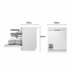 Съдомиялна LG DF365FWS Бял B