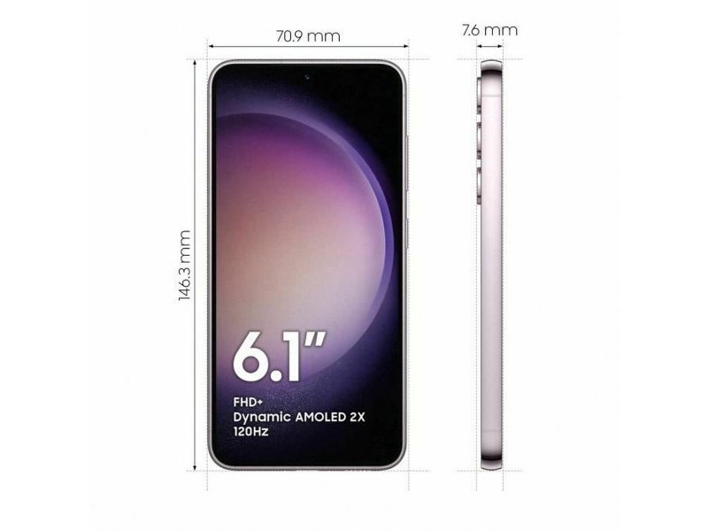 Смартфони Samsung SM-S911BLIDEUB 128 GB 6,1