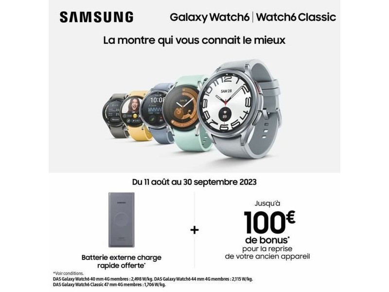 Смарт часовник Samsung Galaxy Watch6 Classic R965 Многоцветен Сребрист