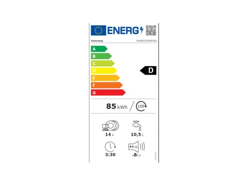 Съдомиялна Samsung DW60CG550FWQET 60 cm