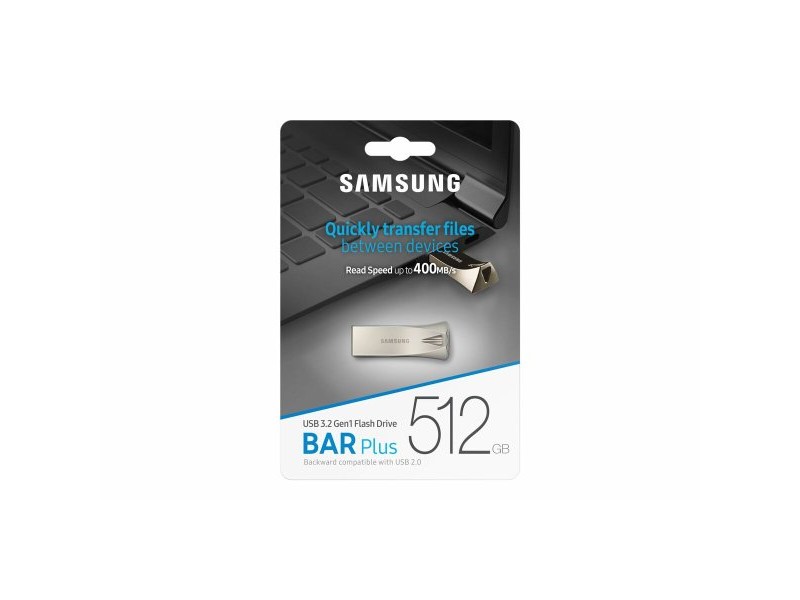 USB стик Samsung MUF-512BE3/APC 512 GB Шампанско Сребрист