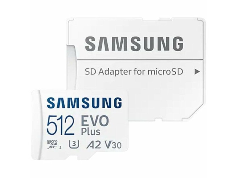 Mикро SD карта памет с адаптер Samsung EVO Plus 2023 512 GB