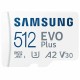 Mикро SD карта памет с адаптер Samsung EVO Plus 2023 512 GB