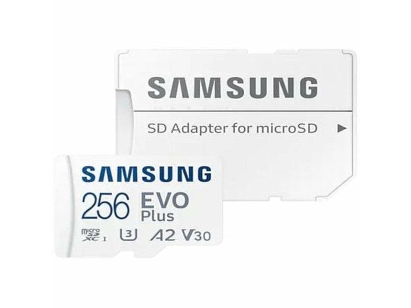 Mикро SD карта памет с адаптер Samsung EVO Plus 2023 256 GB