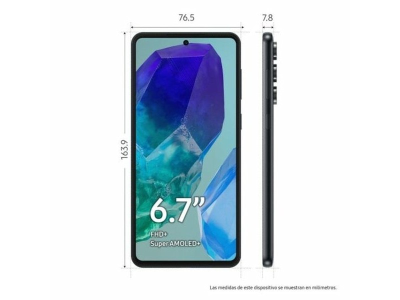 Смартфони Samsung Galaxy M55 5G Octa Core 8 GB RAM 256 GB Черен