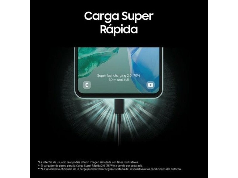 Смартфони Samsung Galaxy M55 5G Octa Core 8 GB RAM 256 GB Черен