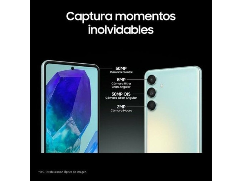 Смартфони Samsung Galaxy M55 5G Octa Core 8 GB RAM 256 GB Черен
