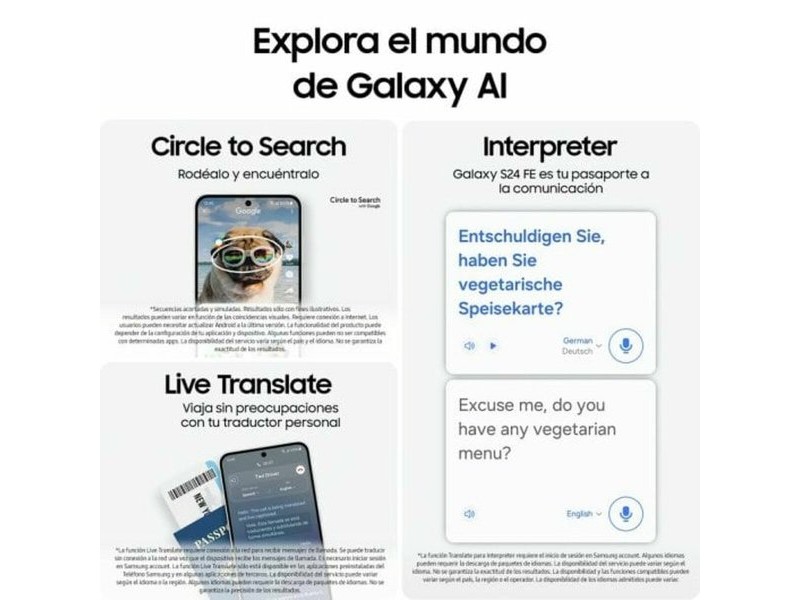 Смартфони Samsung Galaxy S24 FE 5G 6,7 Смартфони Samsung Galaxy S24 FE 5G 6,7