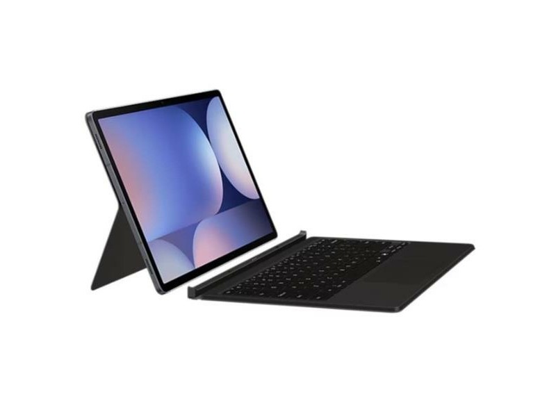Универсален калъф за таблет и клавиатура Samsung EF-DX825BBEGES Черен Испанска Qwerty Универсален калъф за таблет и клавиатура Samsung EF-DX825BBEGES Черен Испанска Qwerty