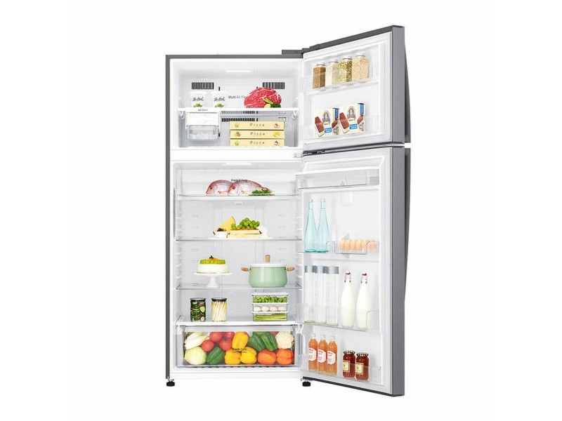 Комбиниран хладилник LG GTF916PZPED 184 630 L Стомана Платина