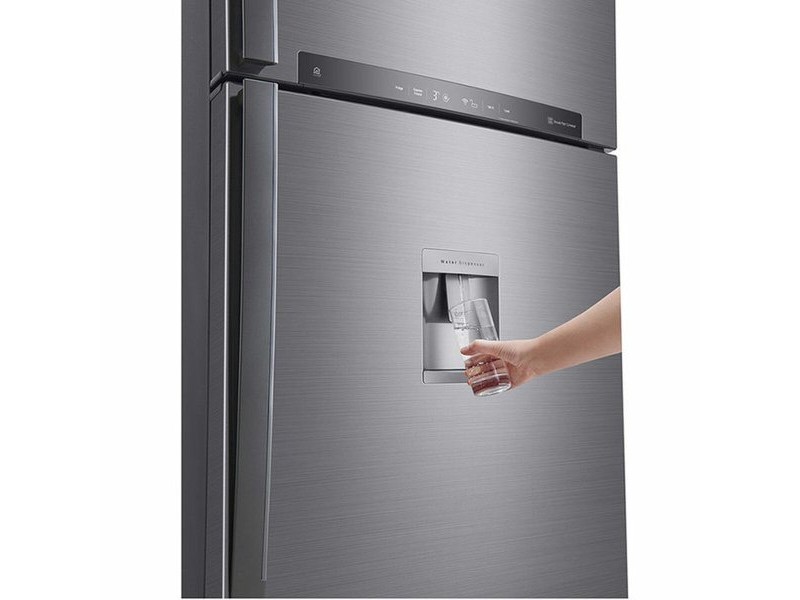 Комбиниран хладилник LG GTF916PZPED 184 630 L Стомана Платина