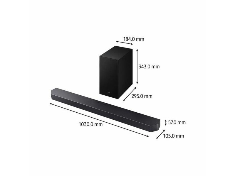 Soundbar система Samsung Черен