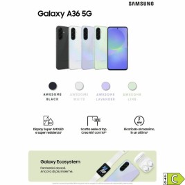 Смартфони Samsung SM-A366BZKBEEB Octa Core 6 GB RAM 128 GB Черен 6,7