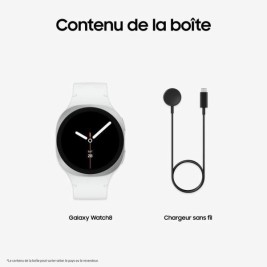 Смарт часовник Samsung Watch8 Бял Сребрист 1,3