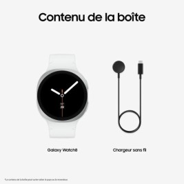 Смарт часовник Samsung Watch8 Бял Сребрист 1,5