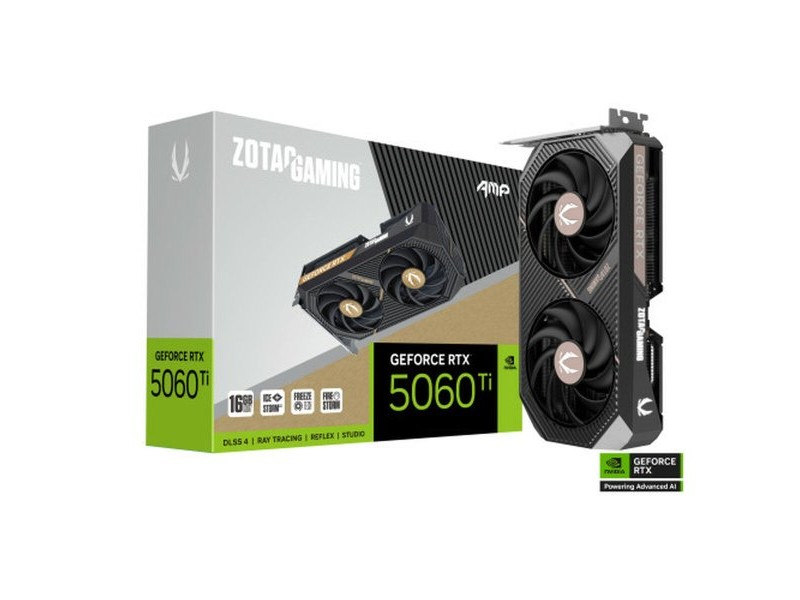 Графична карта Zotac ZT-B50620F-10M geforce rtx 5060 ti 16 GB GDDR7 Графична карта Zotac ZT-B50620F-10M geforce rtx 5060 ti 16 GB GDDR7
