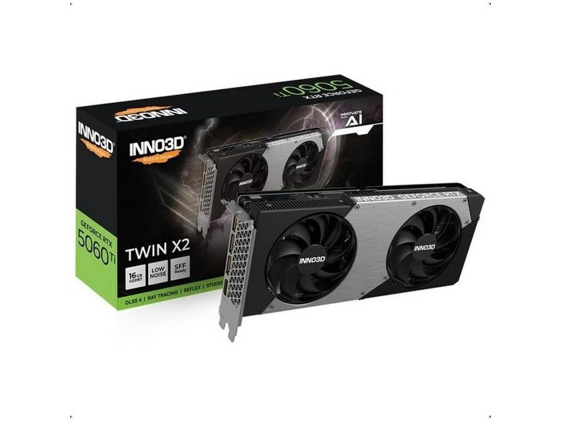 Графична карта INNO3D N506T2-16D7-191073N geforce rtx 5060 ti 16 GB Графична карта INNO3D N506T2-16D7-191073N geforce rtx 5060 ti 16 GB