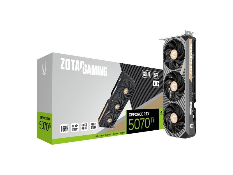 Графична карта Zotac ZT-B50710J3-10P nvidia geforce rtx 5070 ti 16 GB GDDR7