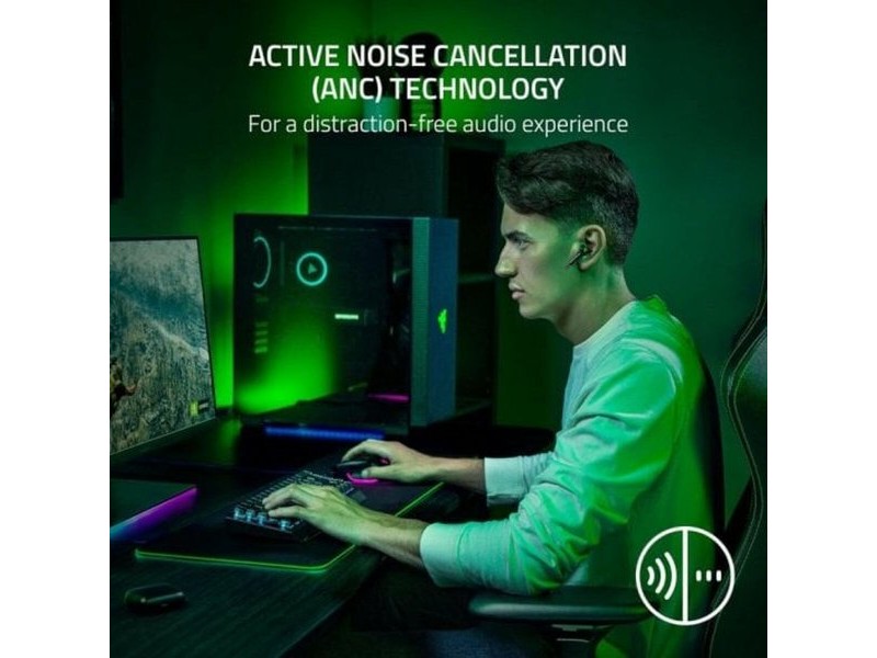 Малки Блутут Слушалки Razer RZ12-03820200-R3U1 Черен