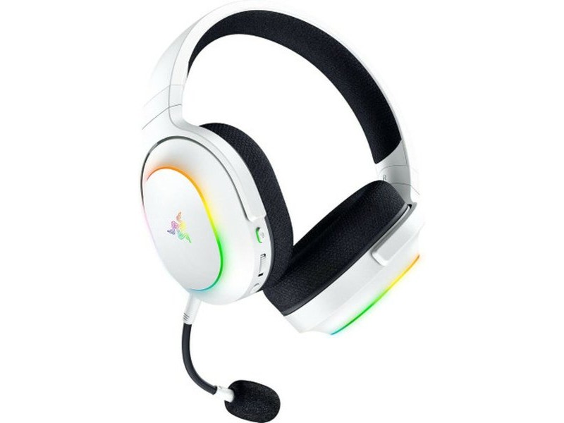 Слушалки за игра с микрофон Razer Barracuda X Бял
