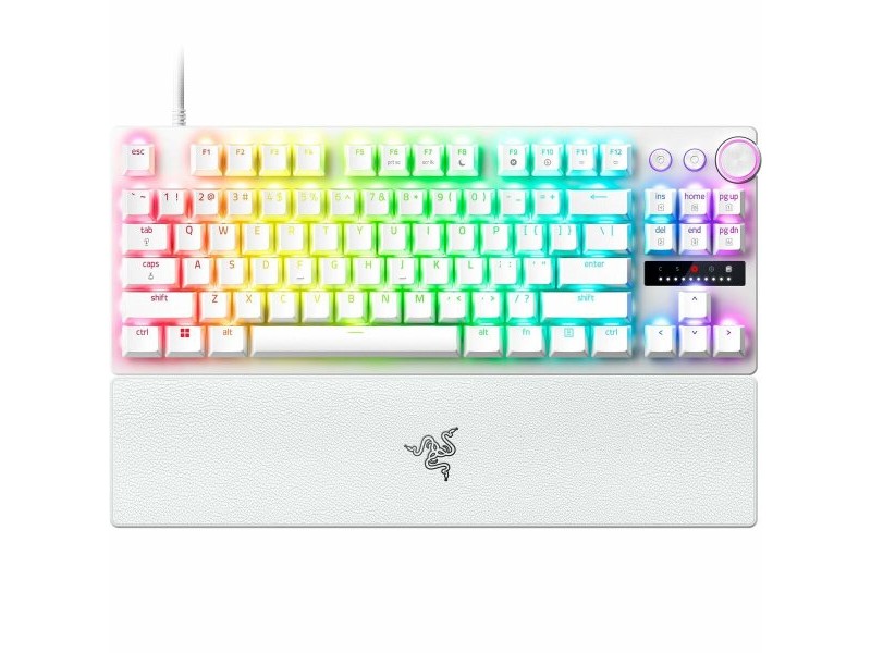 Клавиатура Razer Huntsman V3 Pro Бял Испанска Qwerty