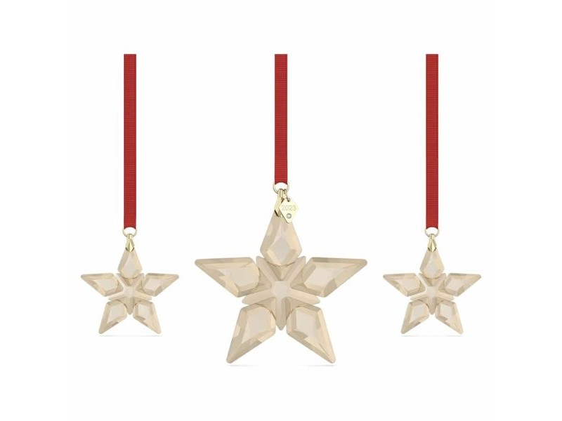 Коледна звезда Swarovski 5649780 Сив Смола 10 cm