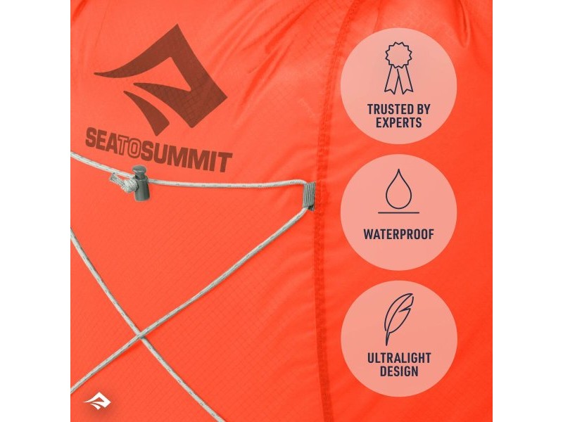 Планинска раница Sea to Summit Ultra-Sil Dry Day Pack Оранжев Сребрист 22 L